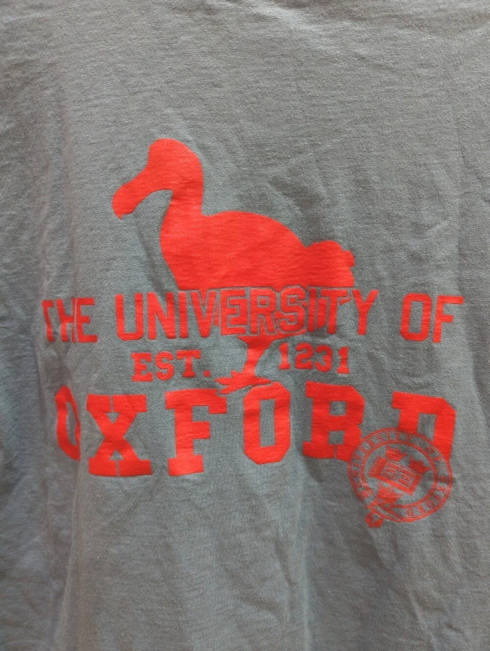 The University Of Oxford Est. 1231 T-Shirt Size Large Official Product